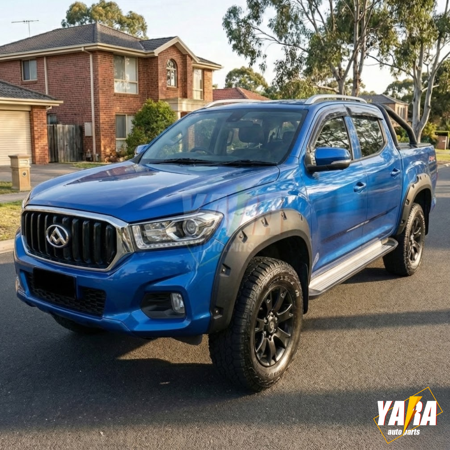 Pocket Style Fender Flares for LDV T60 2017–2021  Matte Black BoltOn Look 4PCS