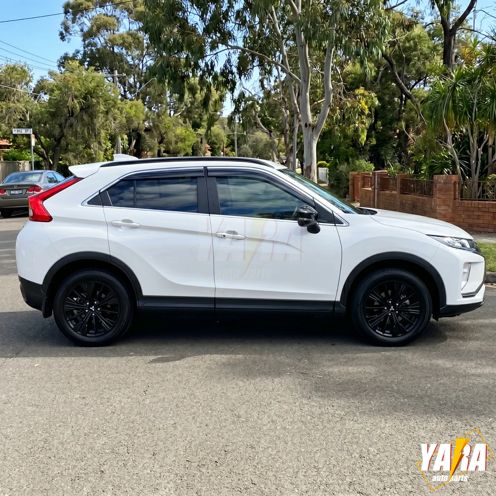 Weather shield Suitable for Mitsubishi Eclipse Cross 2017+ tinted 4pcs With Chrome Trim