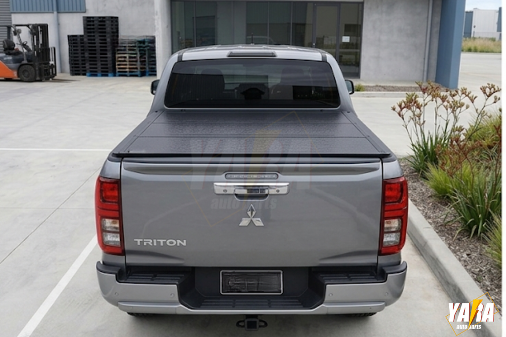 Premium Aluminium Hard Tri-Fold Lid | Mitsubishi Triton MV 2024+ Dual Cab