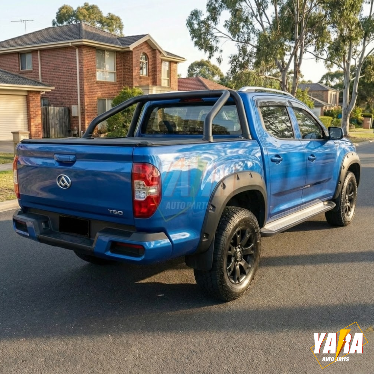 Pocket Style Fender Flares for LDV T60 2017–2021  Matte Black BoltOn Look 4PCS