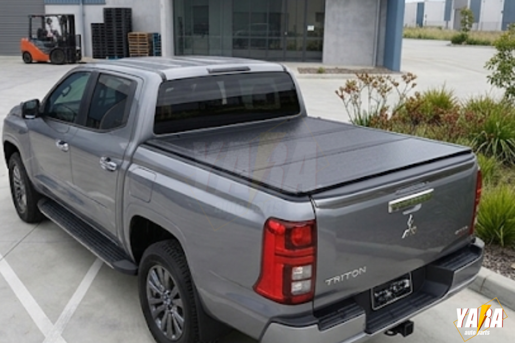 Premium Aluminium Hard Tri-Fold Lid | Mitsubishi Triton MV 2024+ Dual Cab