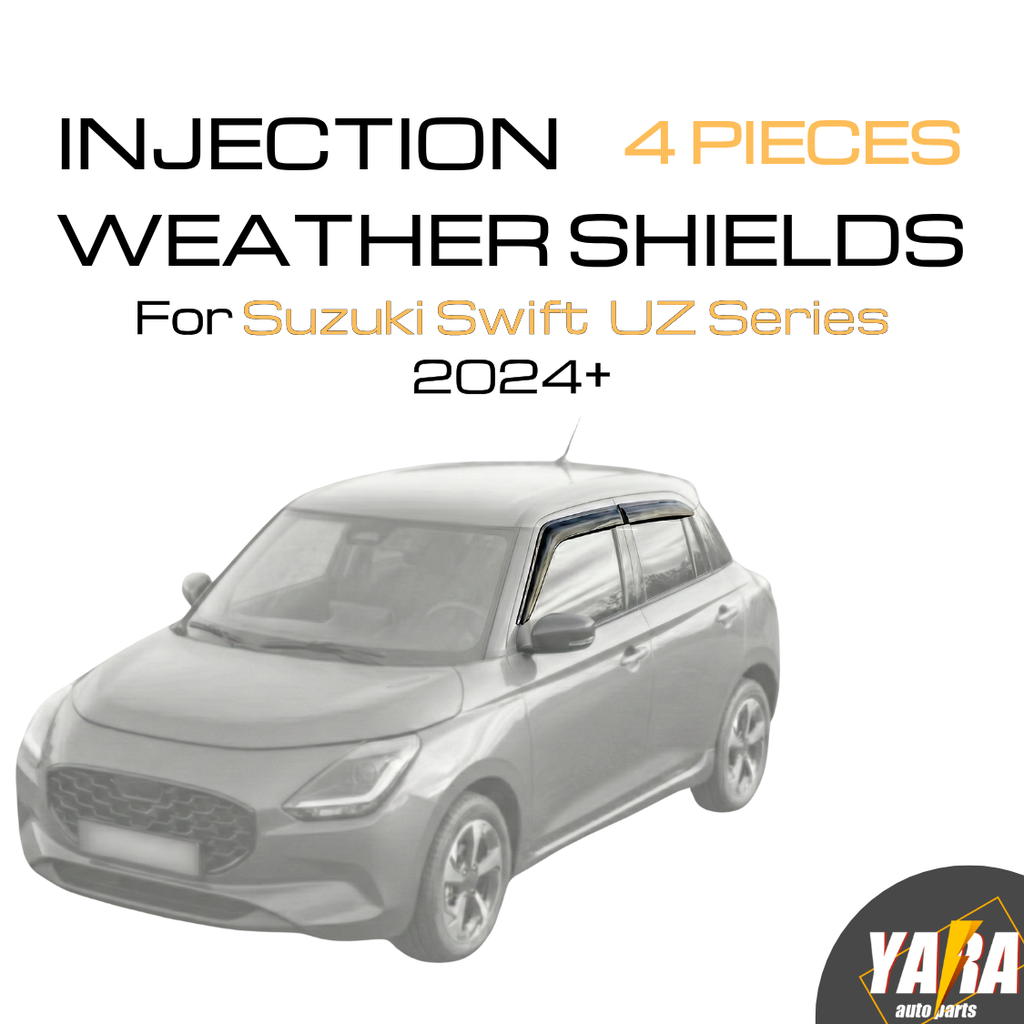 Injection Weather Shields Weathershields Sun visors for Suzuki Swift 2024+ 4pcs