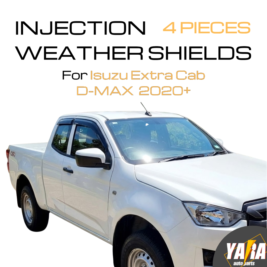 Cab Injection For D-max Dmax Extra Cab 2020+ Injection Weathershields Weather shield ...