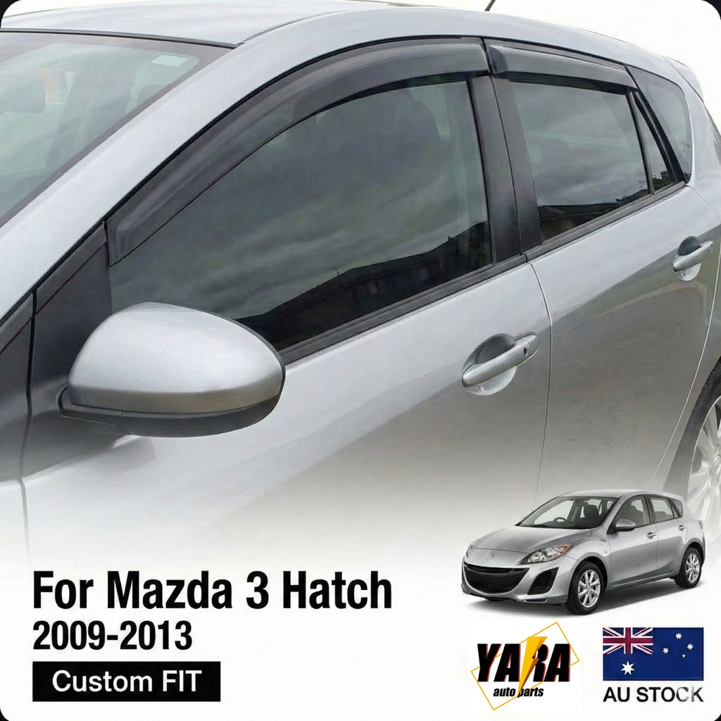 Weather Shields Weathershields Window Visor suitable for Mazda 3 2009-2013 HATCH