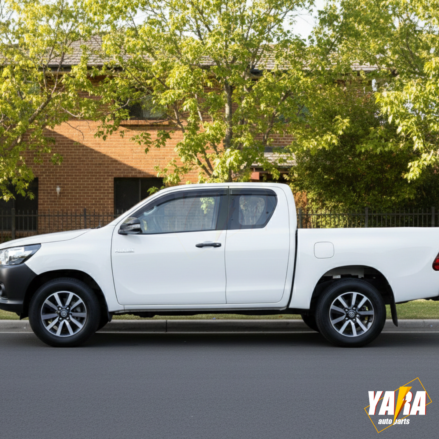 Weather shields Window visors suits  for Hilux Extra/Space Cab 2015 -2020