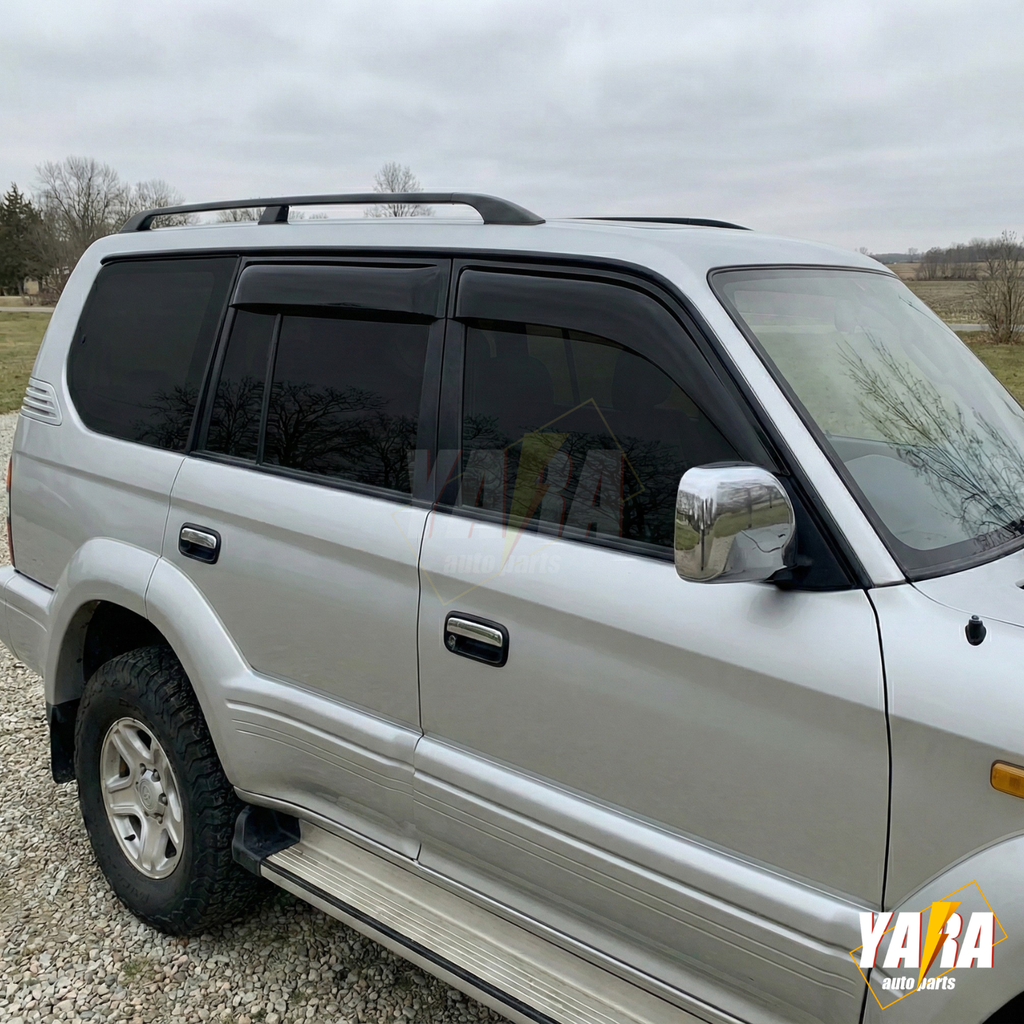 Weather shields Weathershields  suitable for Prado FJ90 1996-2002  tinted 12cm