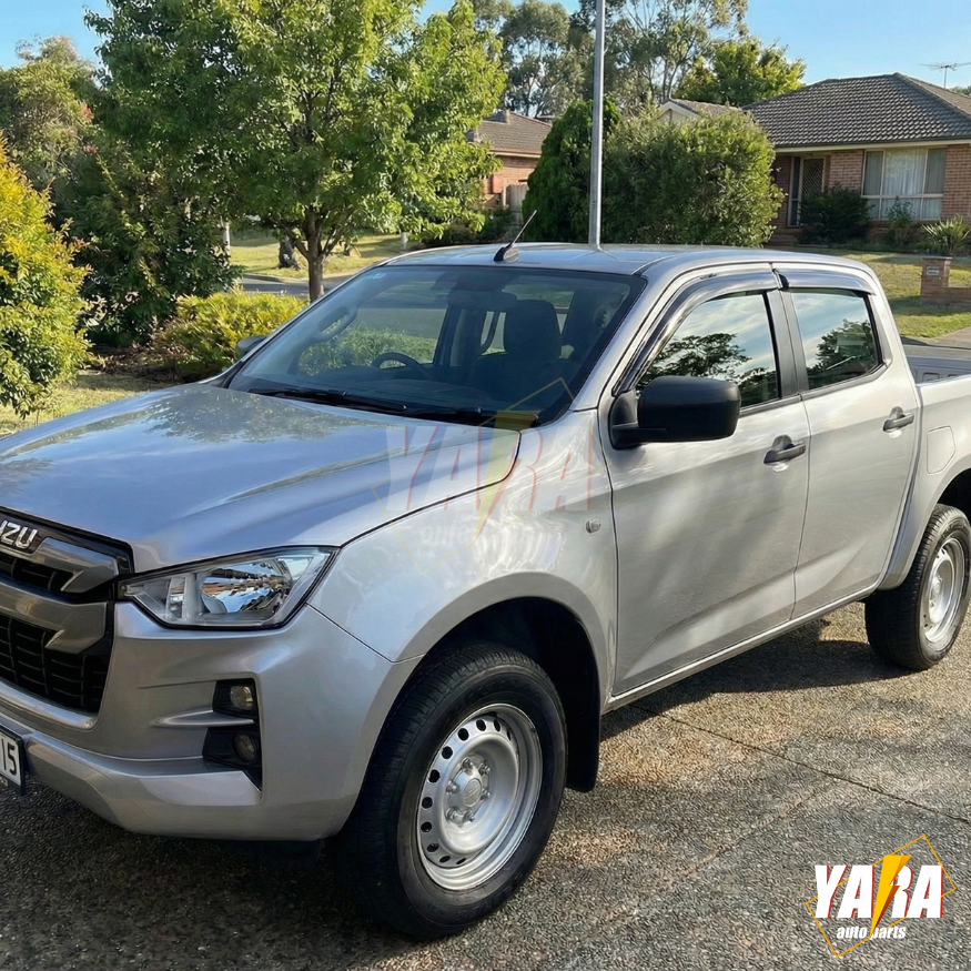 Injection Weathershields Window Visors for Isuzu D-MAX RG Series Dual Cab 2020+ MY21 (4pcs Tinted)