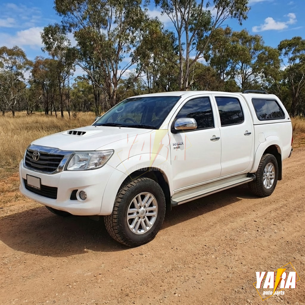 Gloss White Fender Flares for Toyota Hilux SR5/SR Dual Cab 2011–2014 (facelift)| 6-Inch Wheel Arch Kit (6PCS)