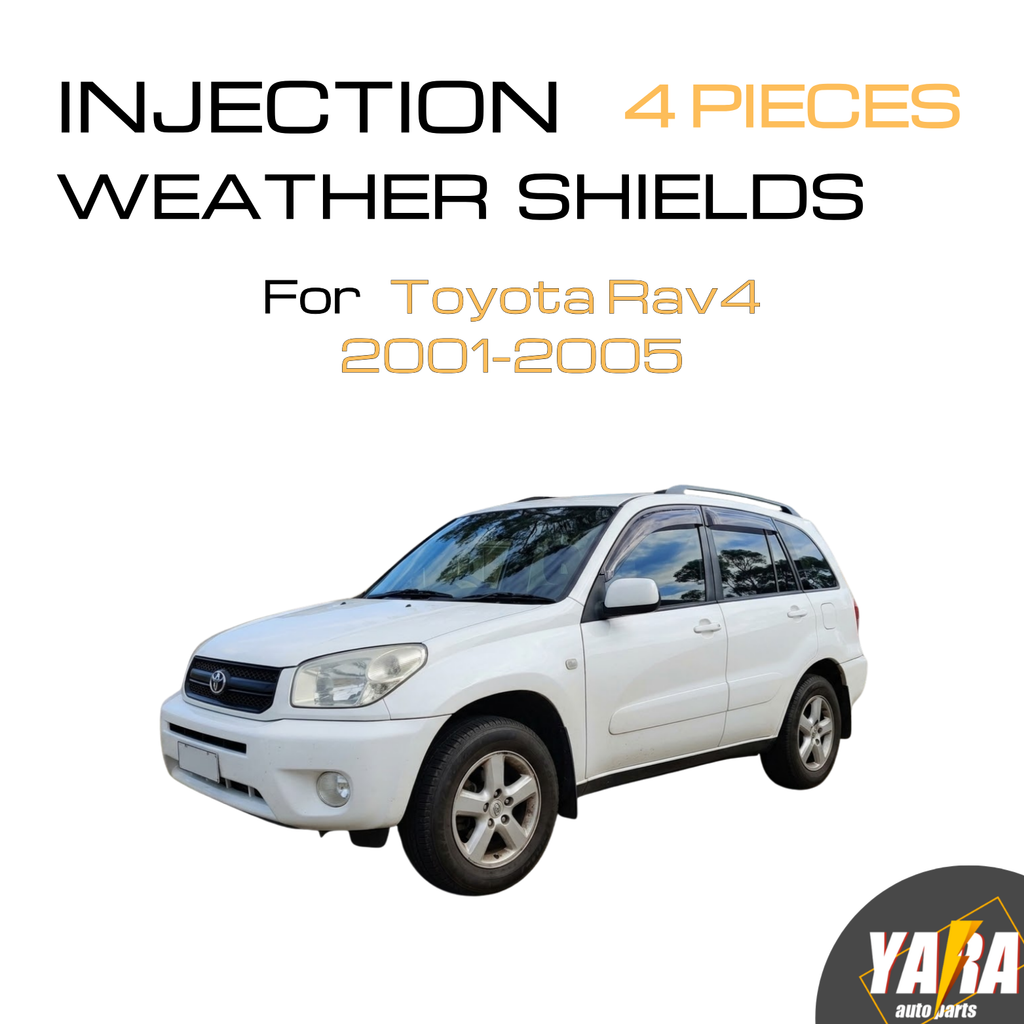 Premium Weather shields Weathershields Suitable for Rav4 2001-2005 tinted 4pcs