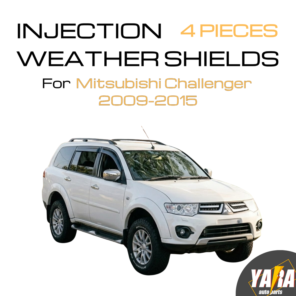 Injection Weather shields Weathershields Suitable for Mitsubishi Challenger 2009-2015
