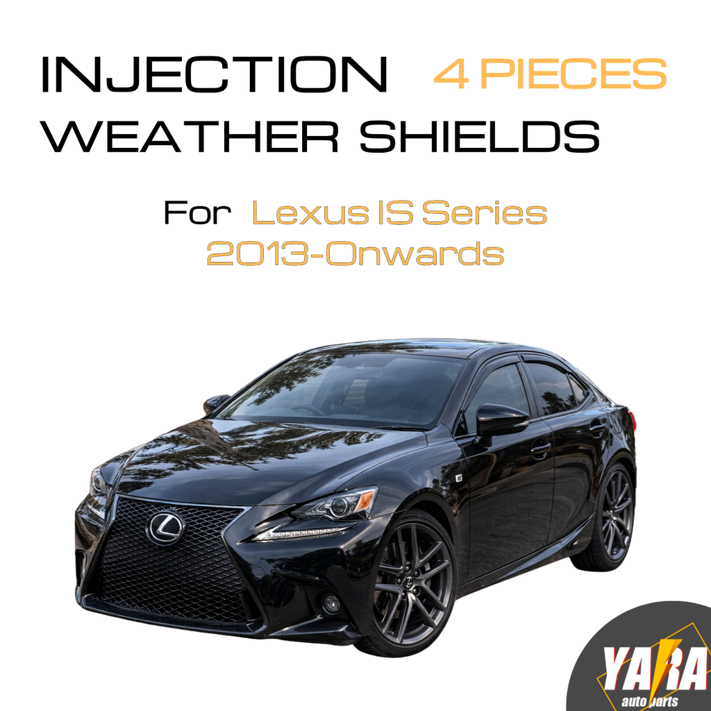 Premium Weather shields Weathershields suitable for Lexus IS-250/300/350 2013-On