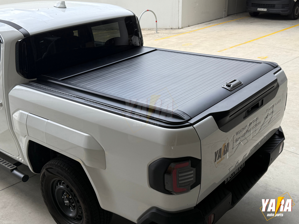 Kia Tasman Manual Roller Shutter | Lockable Aluminium Hard Lid (2025+)