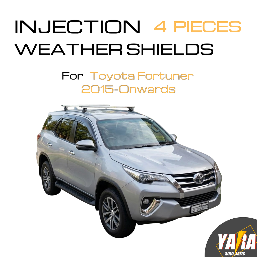 Injection WeatherShields Weather Shields Window Visor suits for Toyota Fortuner 2015-22