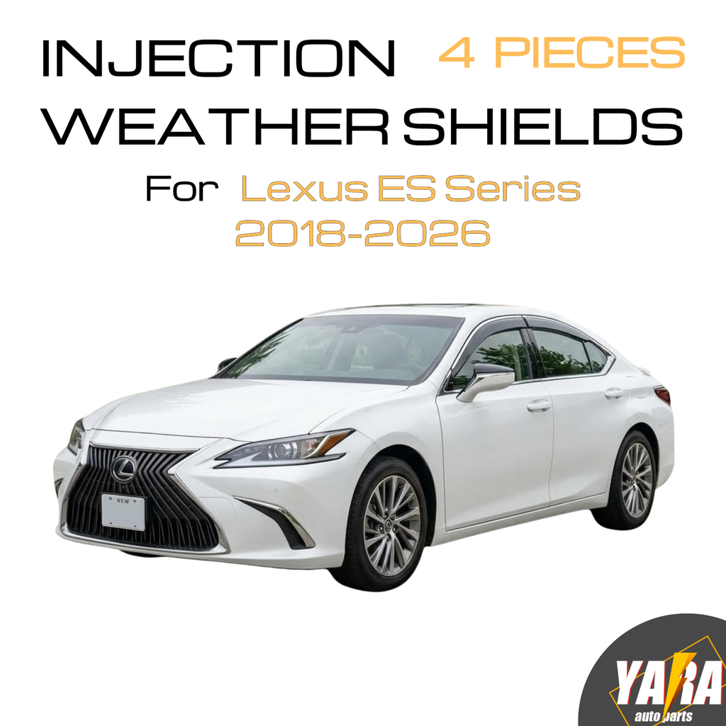 Luxury Injection Weather shields For Lexus ES Series 2018-2025 Tinted
