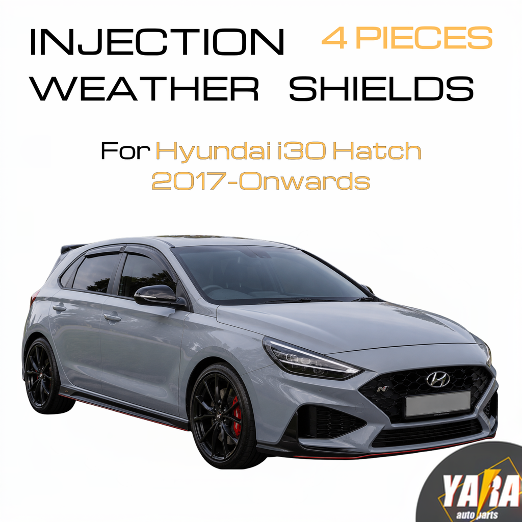 Luxury Weather Shields for Hyundai i30 Hatchback 2017-On PD Series 4pcs