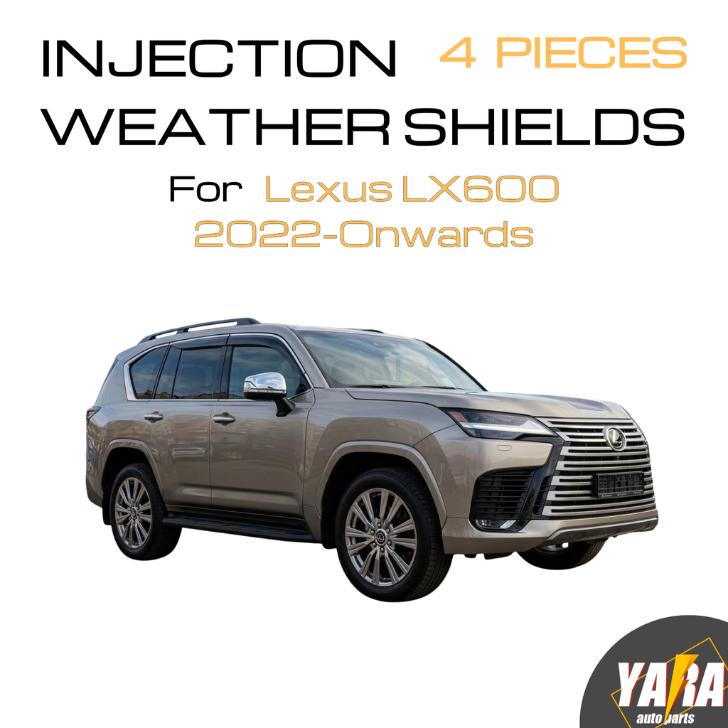 Stainless Steel Weather Shields for Lexus LX Series LX500d LX600 2021+