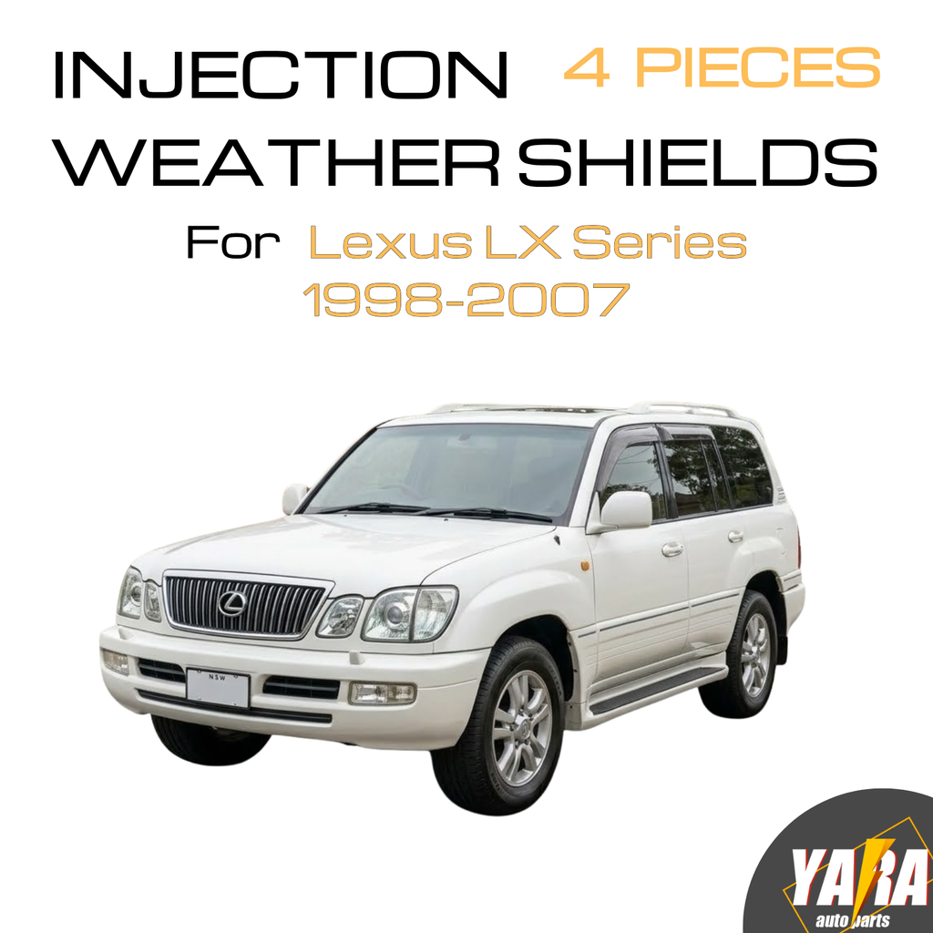 Weather shields Weathershields Suitable for Lexus Lx470 1998-2007 Tinted 4pcs