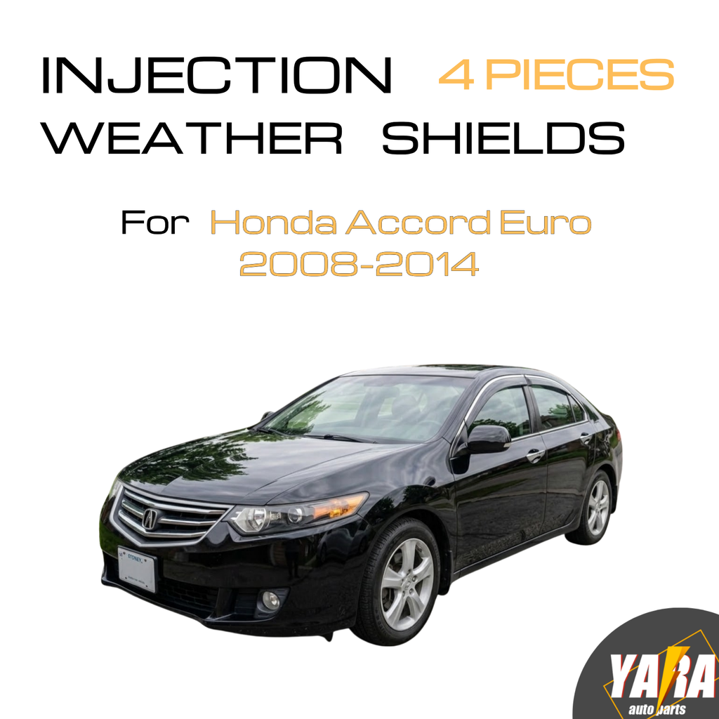 Injection  Weather Shields Window Visors for Honda Accord Euro 8th Gen 2008-2014