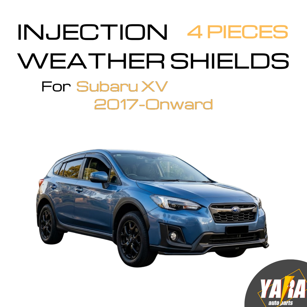 Yara Injection Weather shields Windowvisors for Subaru XV 2017-Onwards