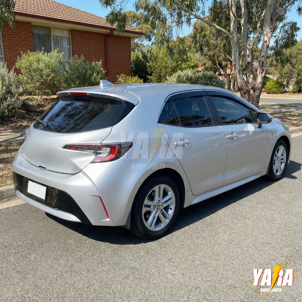 Premium Weathershields with stainless steel suitable for Corolla Hatch 2019-2026