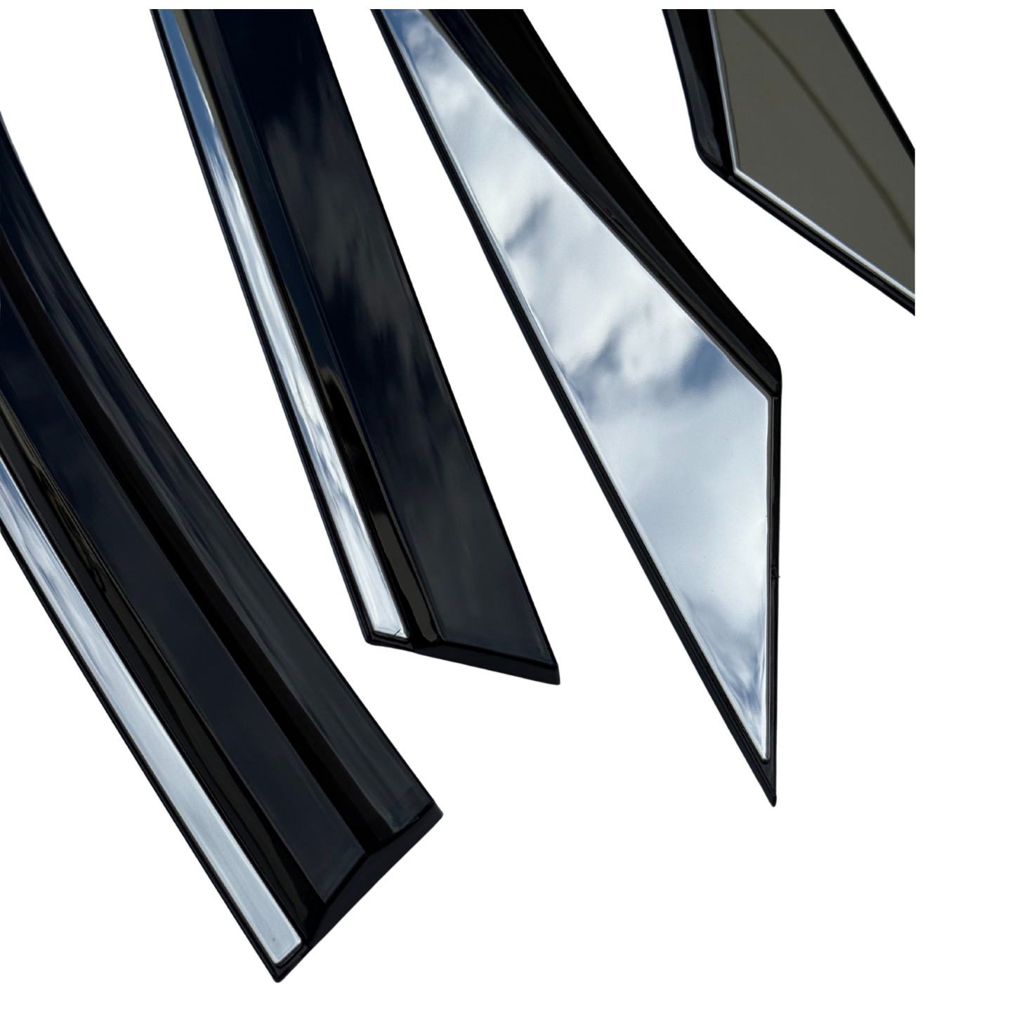 Injection Stainless Steel Weather Shields for Hyundai Tucson 2021-Onwards 6pcs