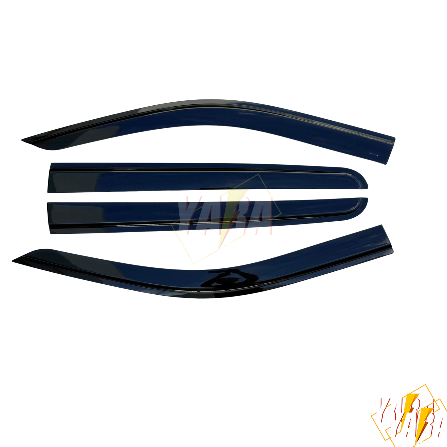 Weathershields Window Visors For Mitsubishi Triton MV 2024+ (4pcs) Rain Guards Tinted