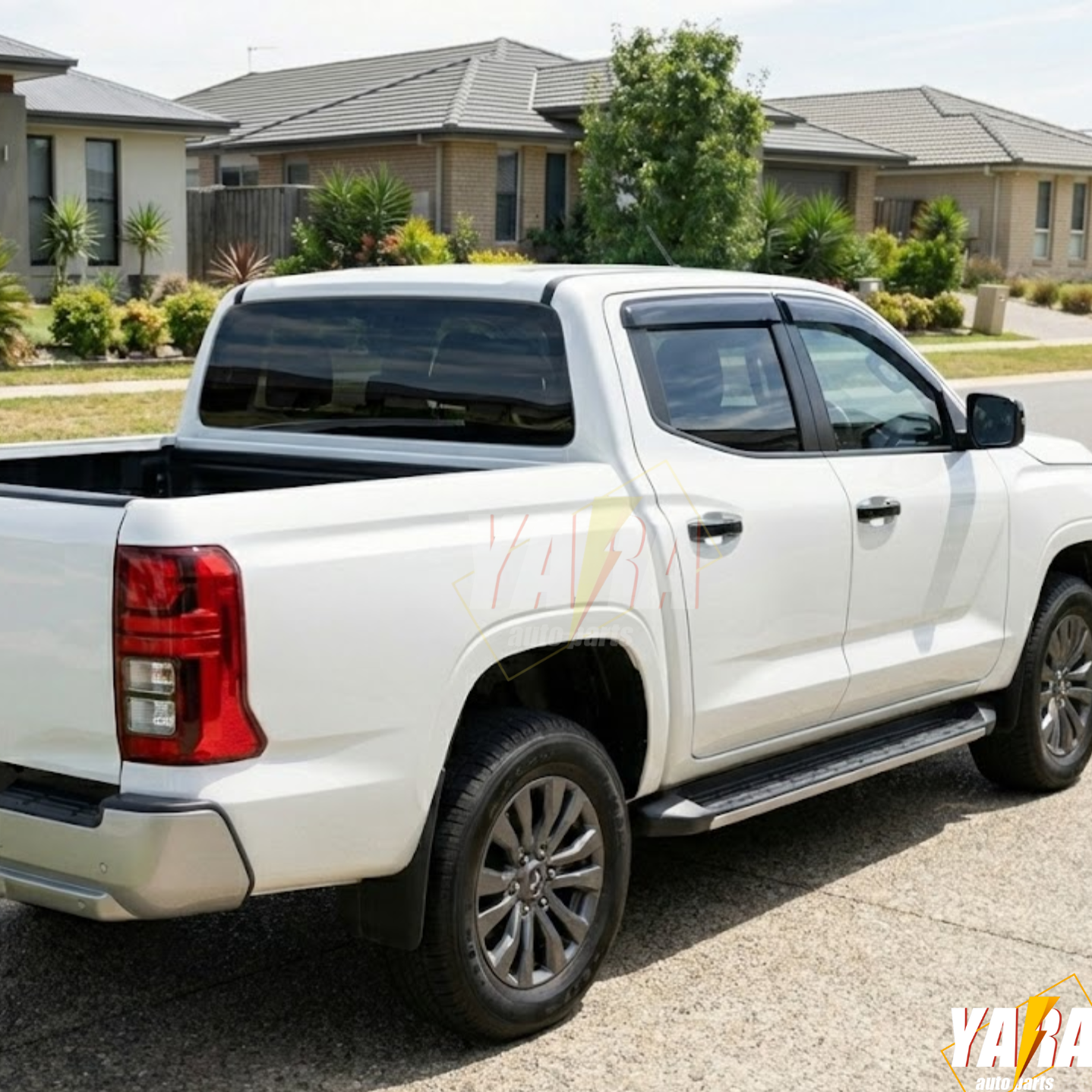 Weathershields Window Visors For Mitsubishi Triton MV 2024+ (4pcs) Rain Guards Tinted