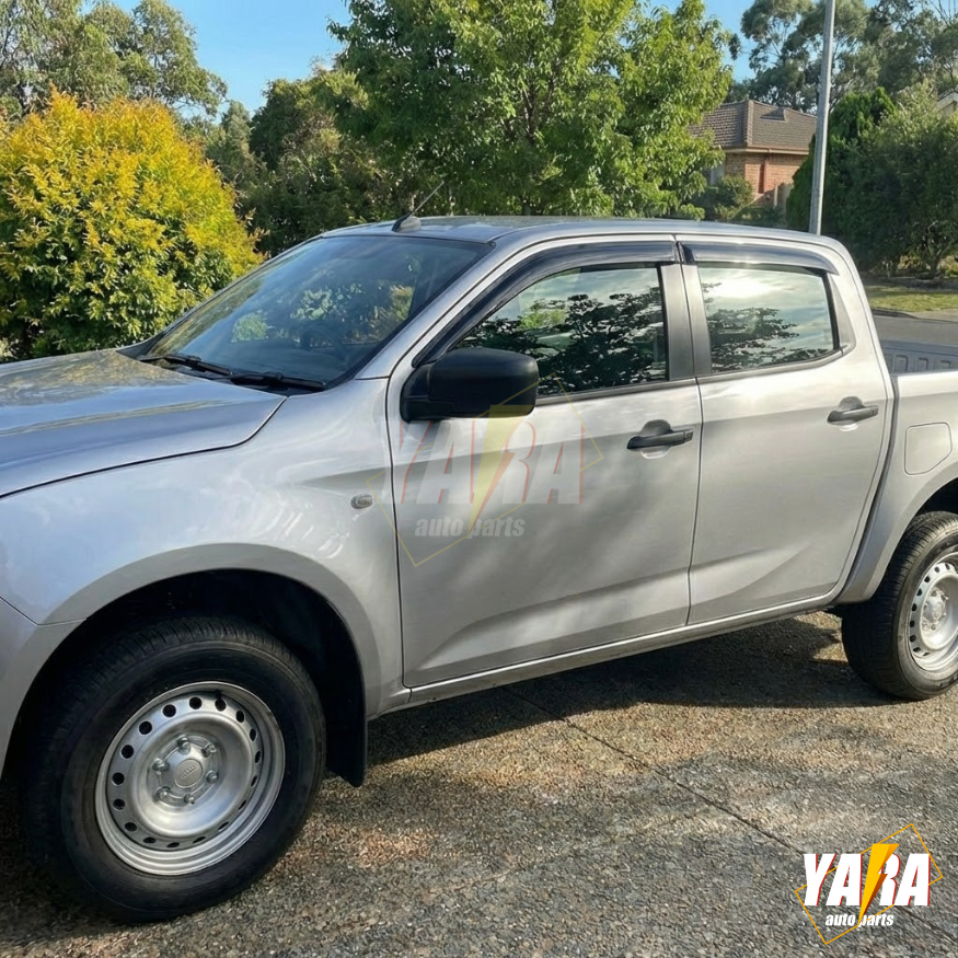 Injection Weathershields Window Visors for Isuzu D-MAX RG Series Dual Cab 2020+ MY21 (4pcs Tinted)