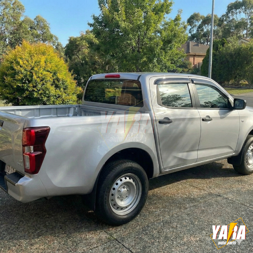 Injection Weathershields Window Visors for Isuzu D-MAX RG Series Dual Cab 2020+ MY21 (4pcs Tinted)