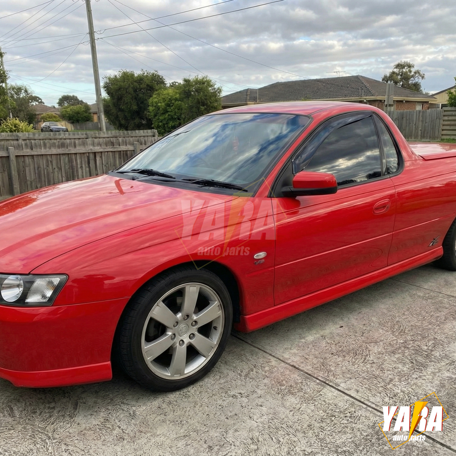 2pc Premium Injection Weather Shields Window Visors for Holden Commodore Ute VY VZ 2002-2007 Tinted Rain Guards
