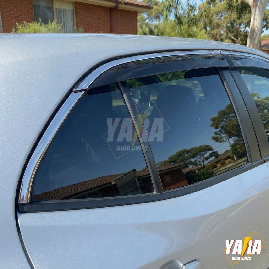 Premium Weathershields with stainless steel suitable for Corolla Hatch 2019-2026