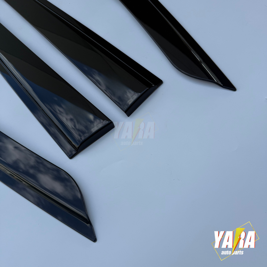 Weathershields Window Visors For Mitsubishi Triton MV 2024+ (4pcs) Rain Guards Tinted