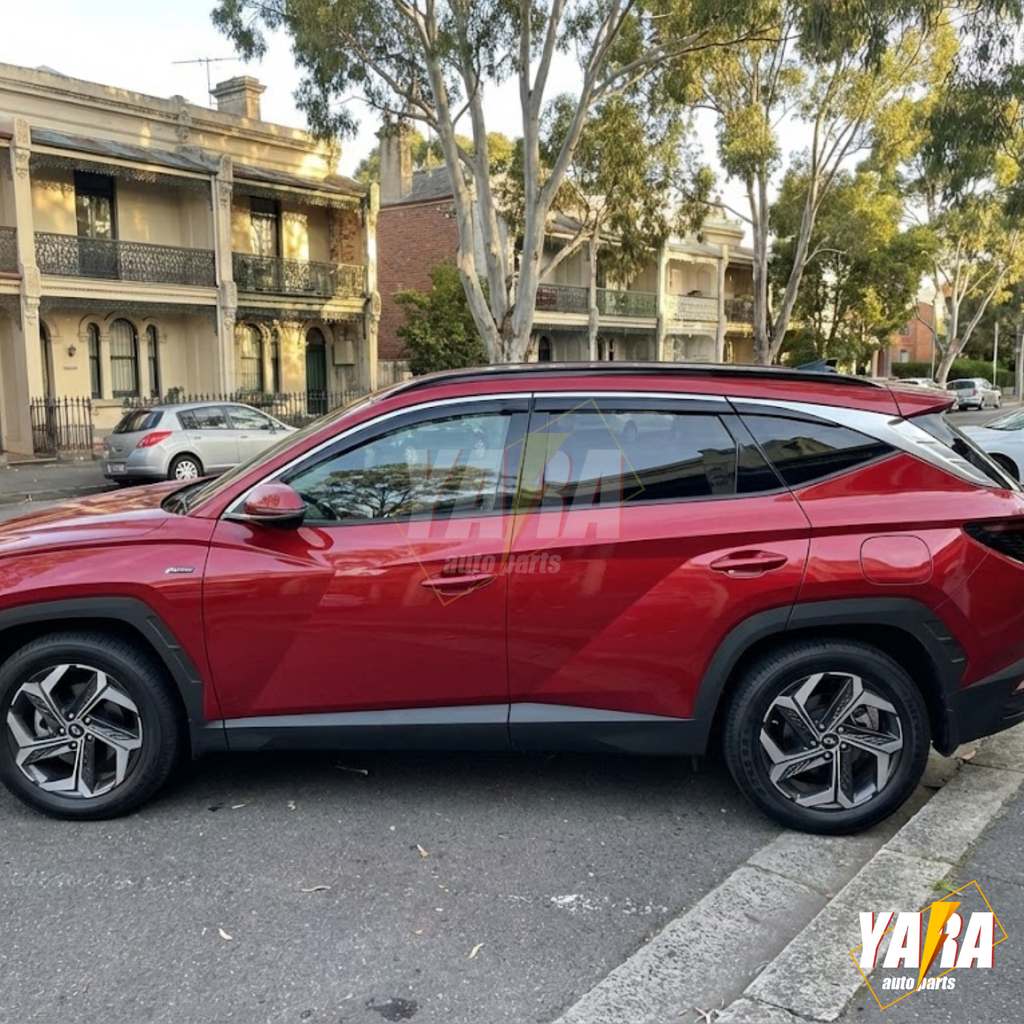 Injection Stainless Steel Weather Shields for Hyundai Tucson 2021-Onwards 6pcs