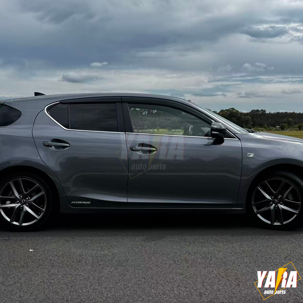 Premium Weather Shields Weathershields Suitable for Lexus CT200 CT200h 2011+ 4pc