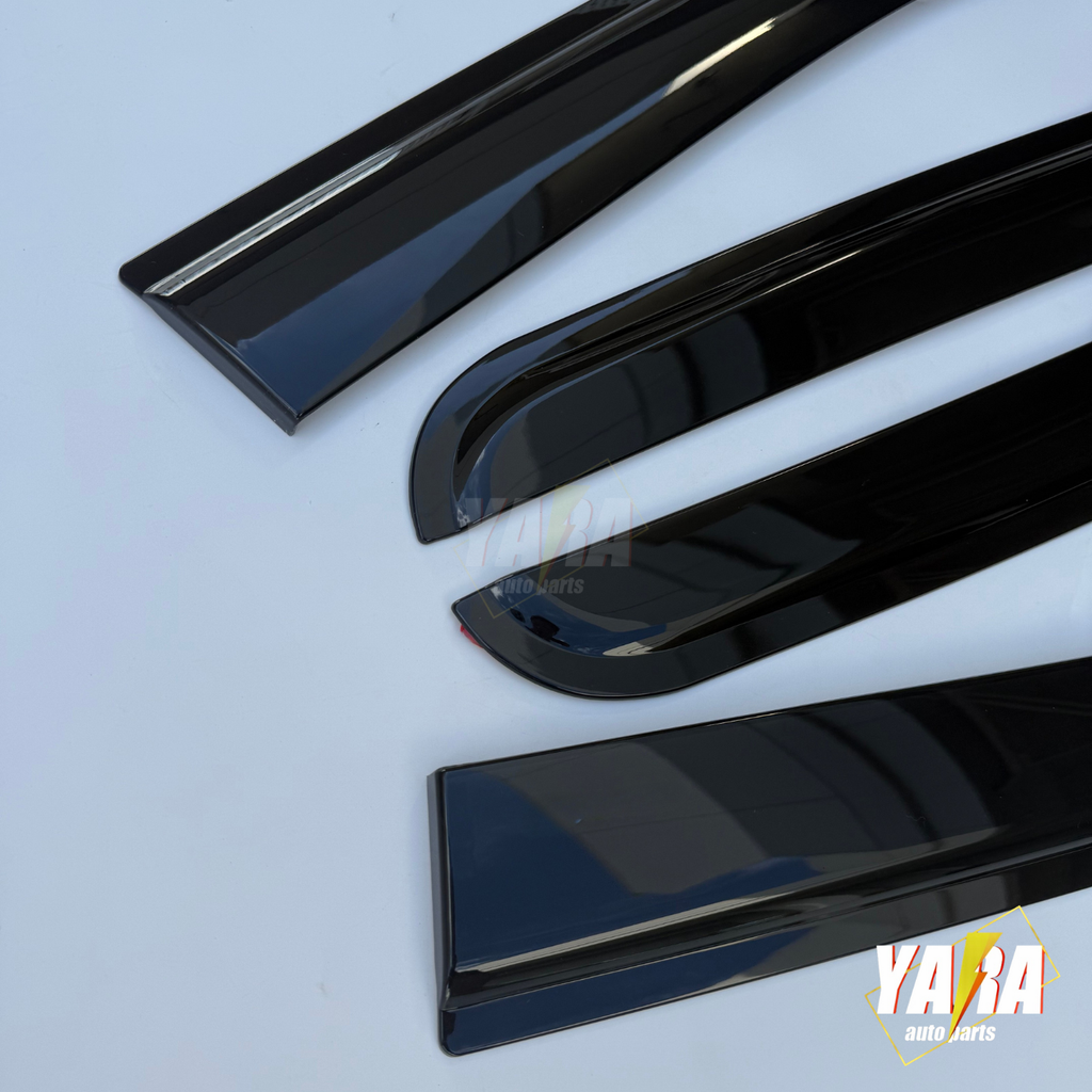 Weathershields Window Visors For Mitsubishi Triton MV 2024+ (4pcs) Rain Guards Tinted