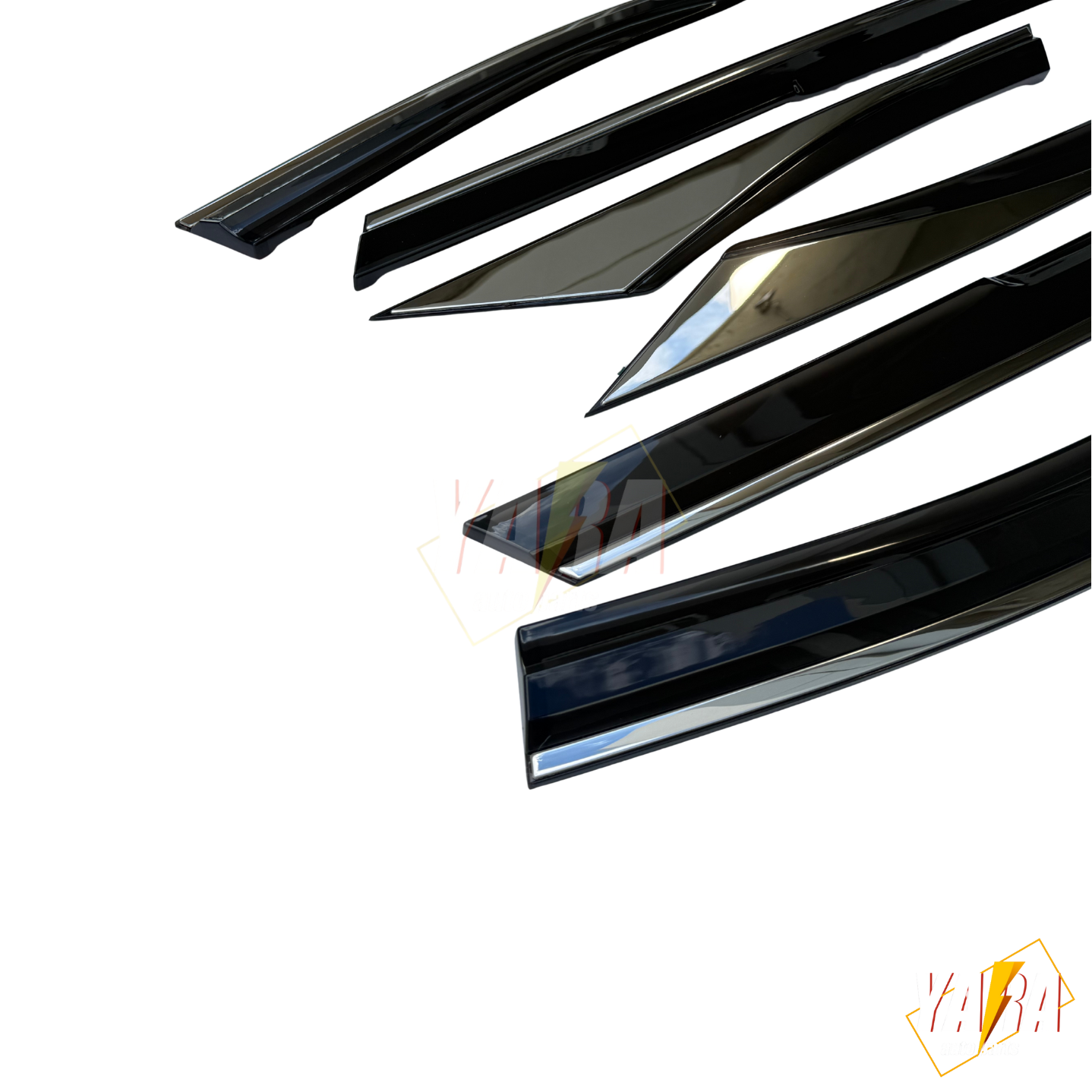 Injection Stainless Steel Weather Shields for Hyundai Tucson 2021-Onwards 6pcs