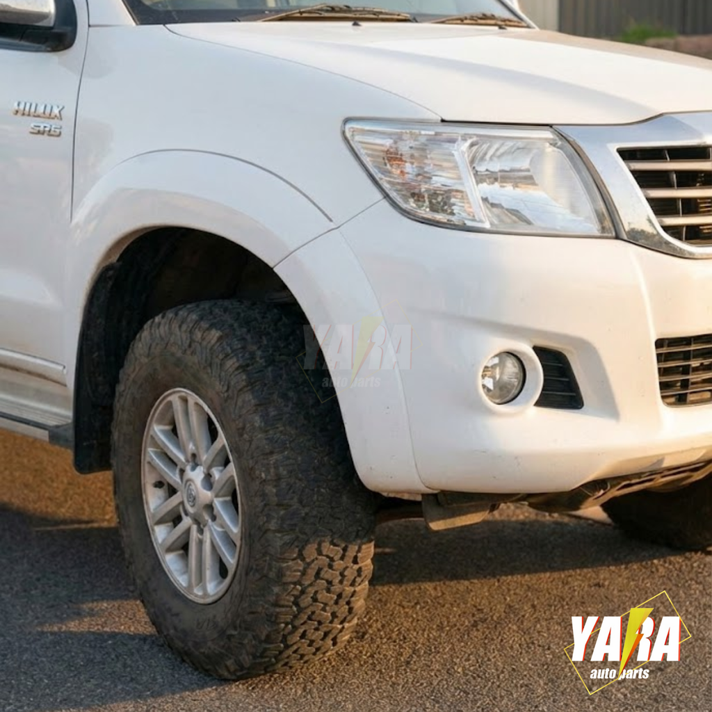 White Fender Flares Suits for Hilux SR5 SR 2011-2015 (facelift)6 Inch front guard 4pcs
