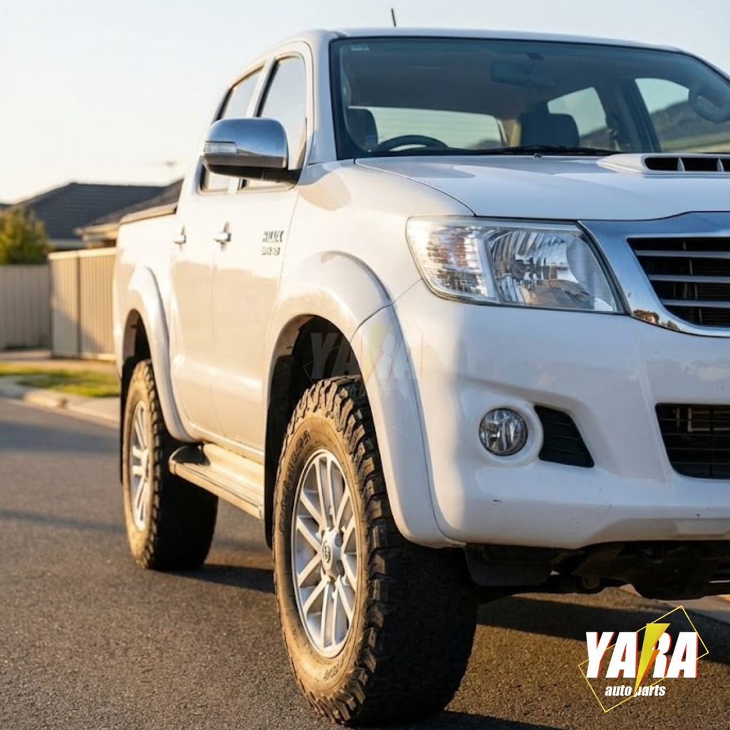 White Fender Flares Suits for Hilux SR5 SR 2011-2015 (facelift)6 Inch front guard 4pcs