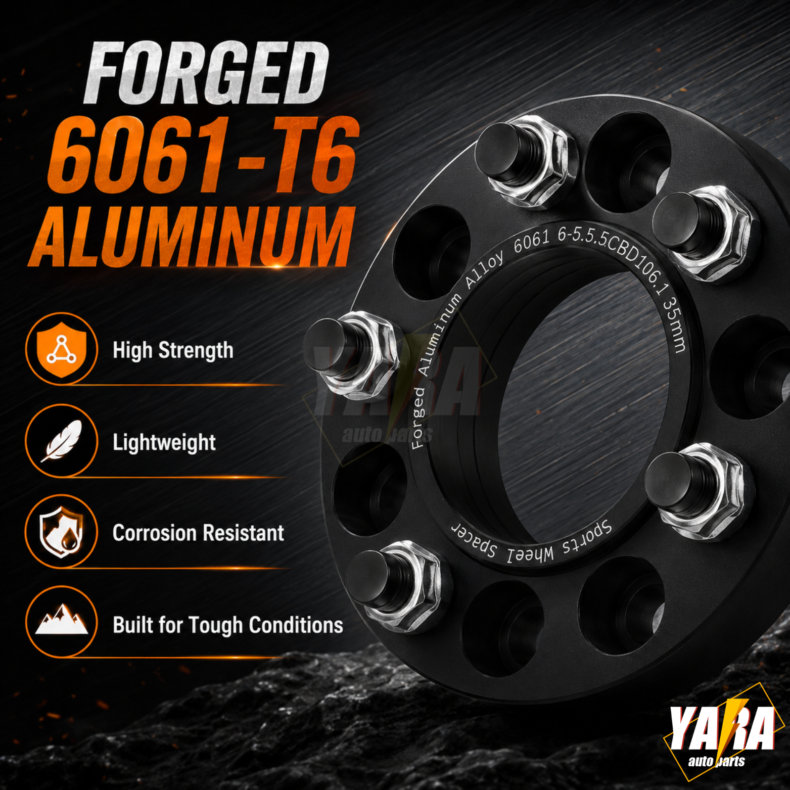 4pcs 35mm 6x139.7 93.1CB M12x1.5 Hub Centric Wheel Spacers 4PCS for Ford Ranger Mazda BT-50