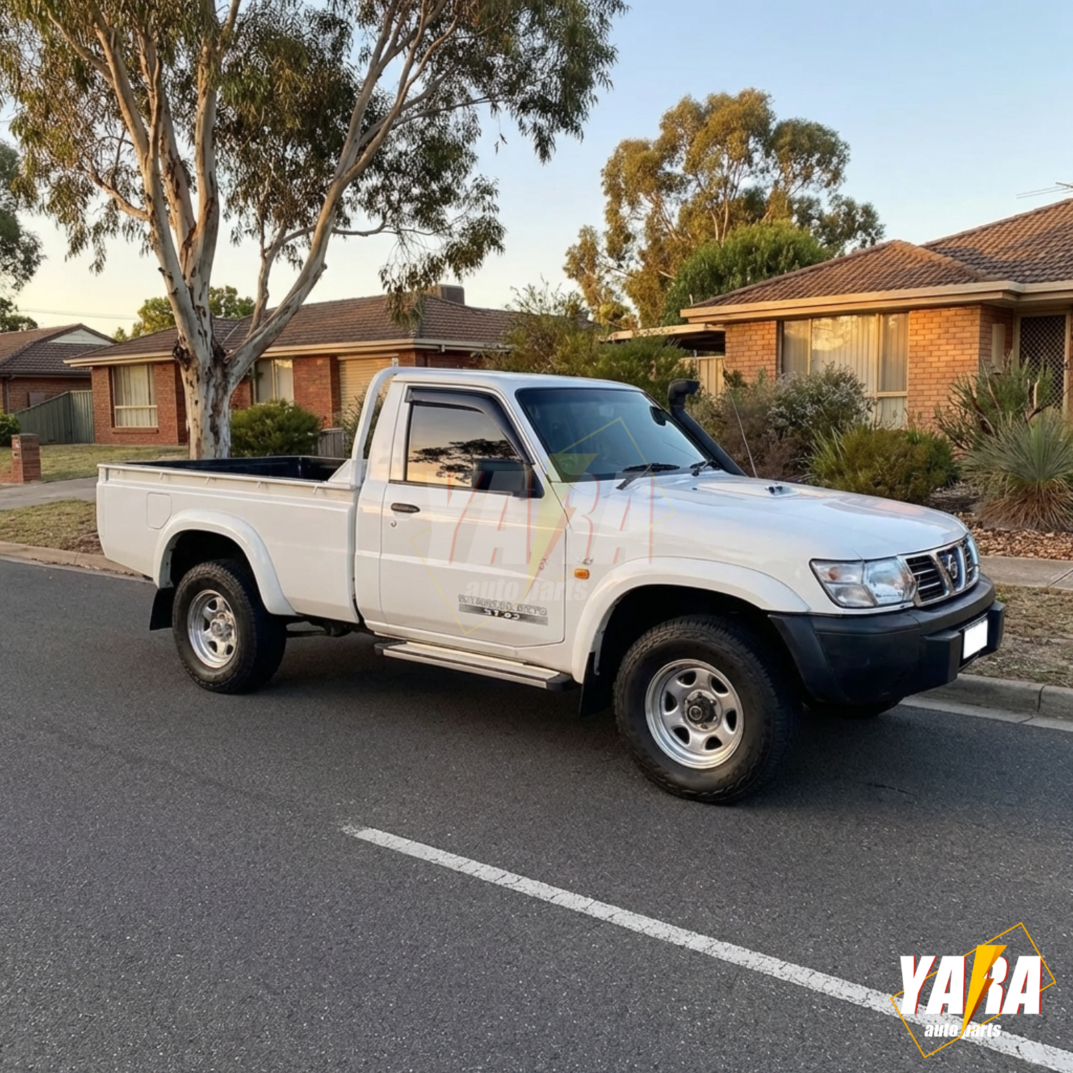 Suits for Patrol GU Y61 UTE 98-16 Weathershields Weather Shields tinted 2PCS