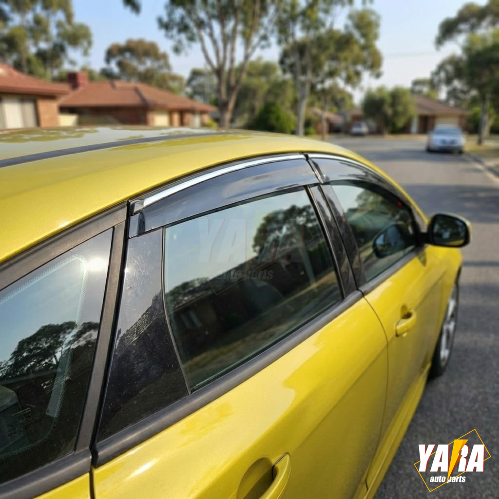 Luxury Weathershields with Chrome Trims for Ford Focus LW/LZ Sedan Hatch 2012–2017