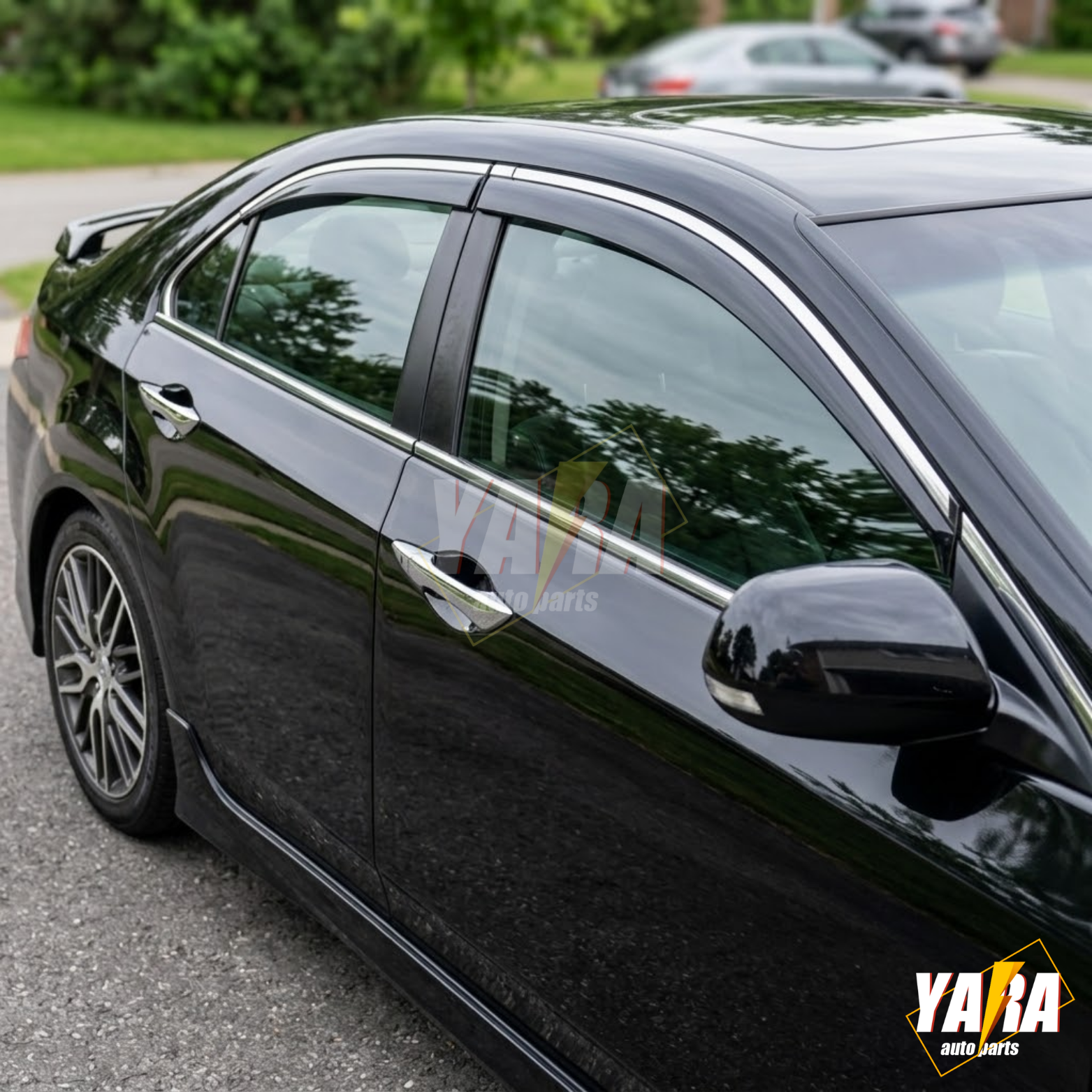Injection  Weather Shields Window Visors for Honda Accord Euro 8th Gen 2008-2014