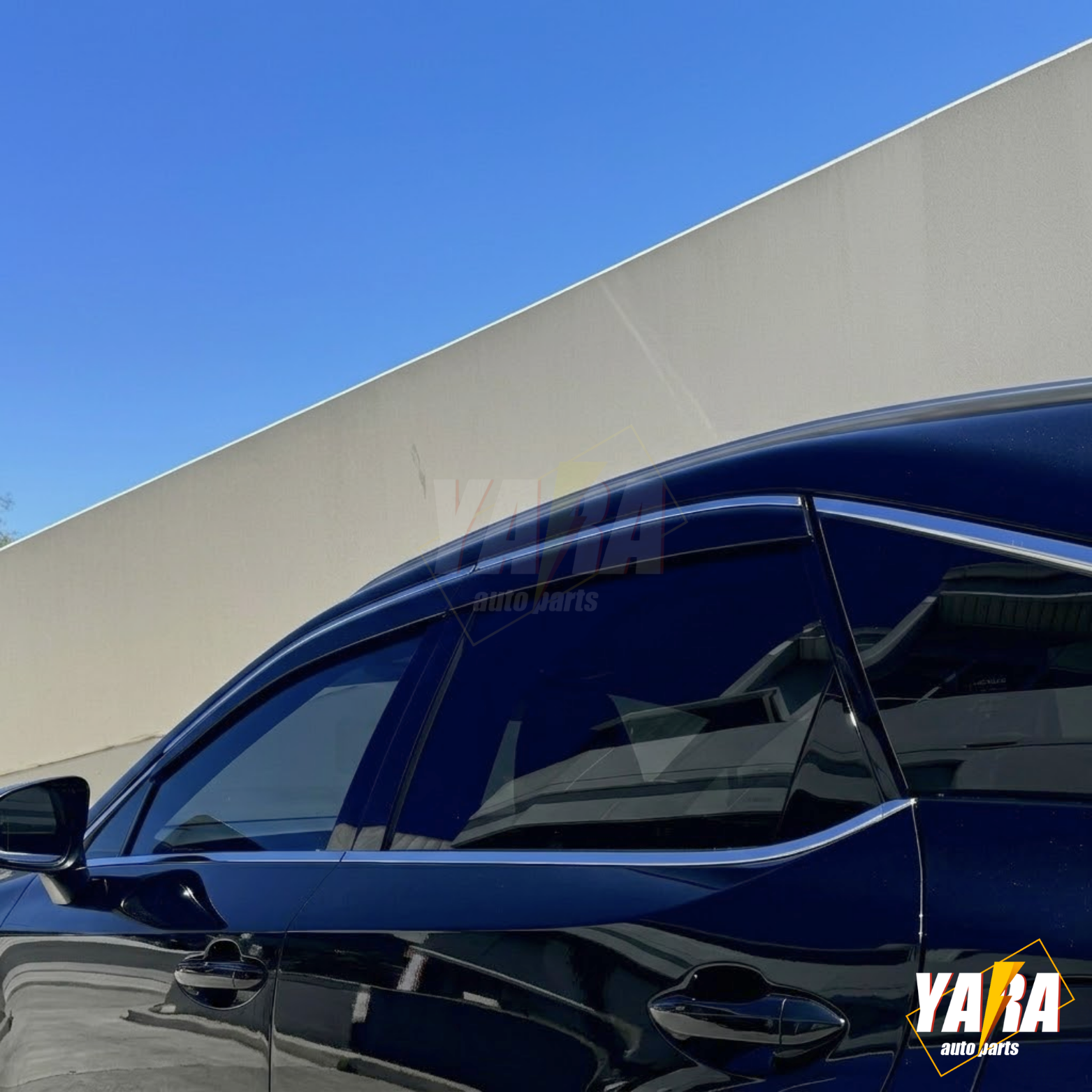 Inection Stainless Weather Shields for Lexus RX Series 2022-Onwards 4pcs