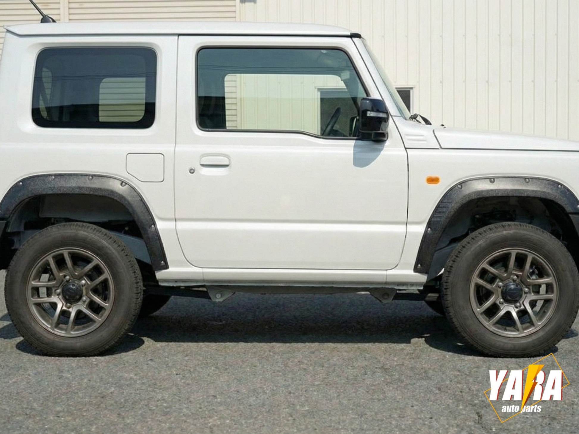Slim-Line 20mm Fender Flares for suzuki Jimny JB74 & JB64 (2019+) - Textured Black Urban Style (Stick-On Install)
