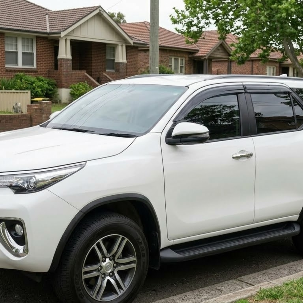 Injection WeatherShields Weather Shields Window Visor suits for Toyota Fortuner 2015-22