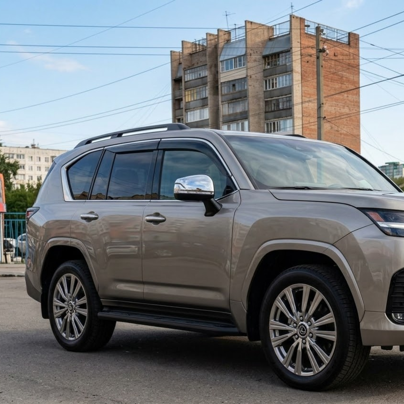 Stainless Steel Weather Shields for Lexus LX Series LX500d LX600 2021+
