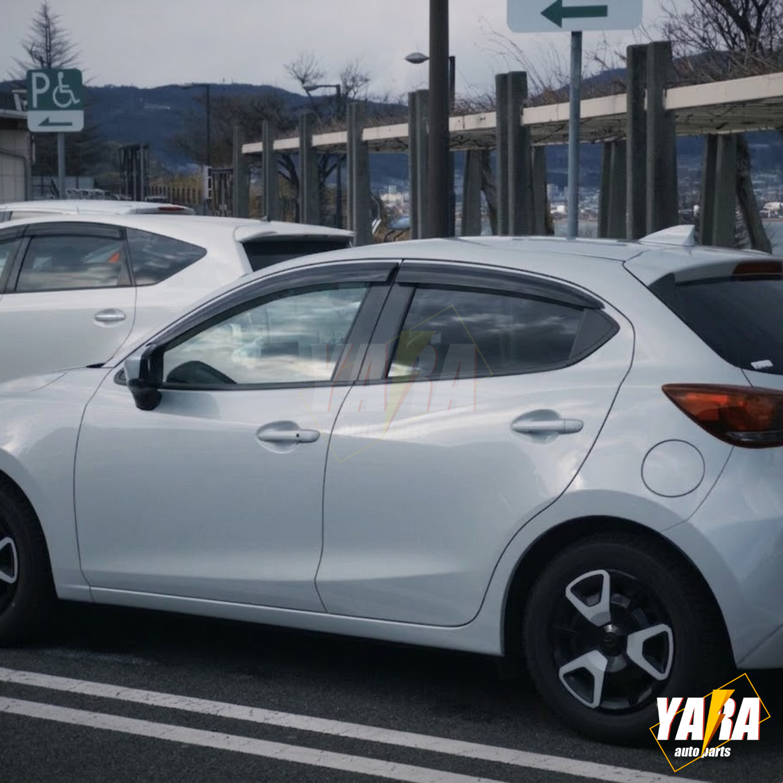 Injection Weather Shields Weathershields for Mazda 2 DJ Hatchback 2014-Onwards