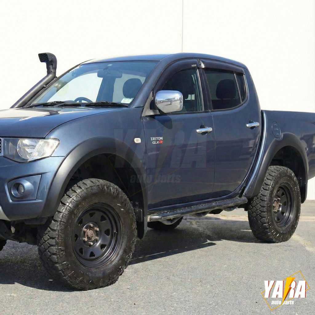 Matte Black Fender Flares for Mitsubishi Triton MN ML 2006–2015 | 4PCS Wheel Arch Guards