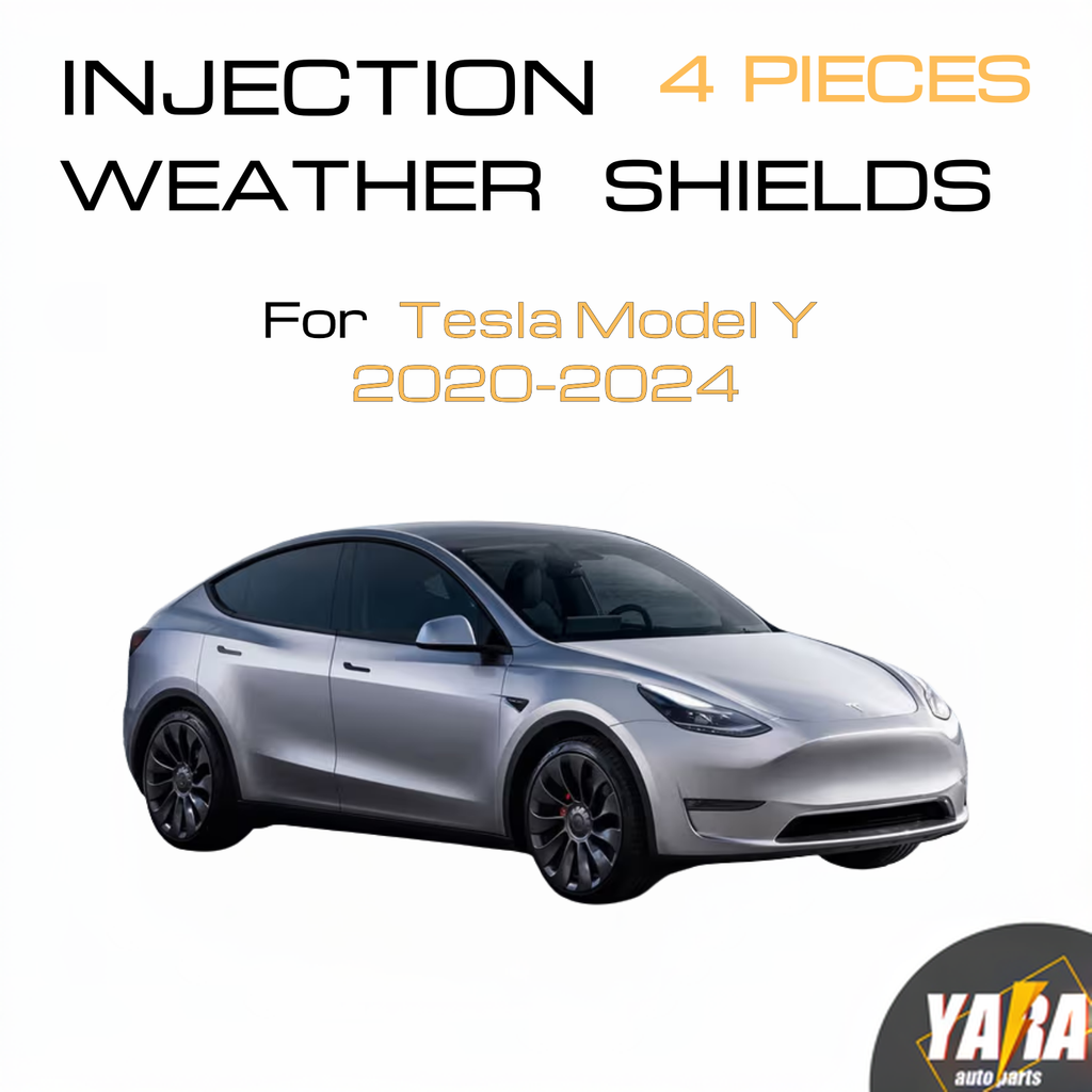 Injection Weather Shields for Tesla Model Y 2020-2025
