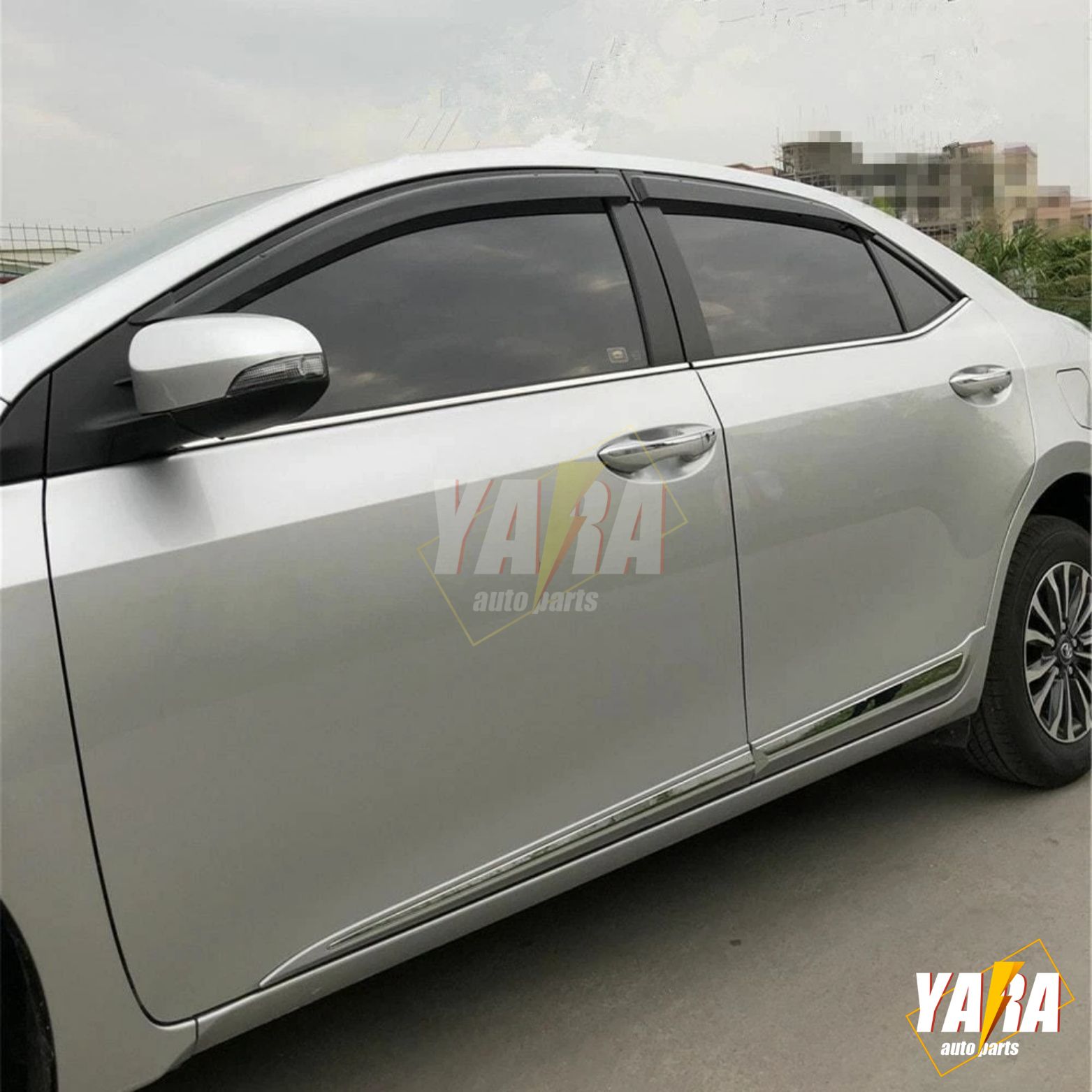 Injection Weather Shields Weathershields suitable for Corolla  Sedan 2013-2019